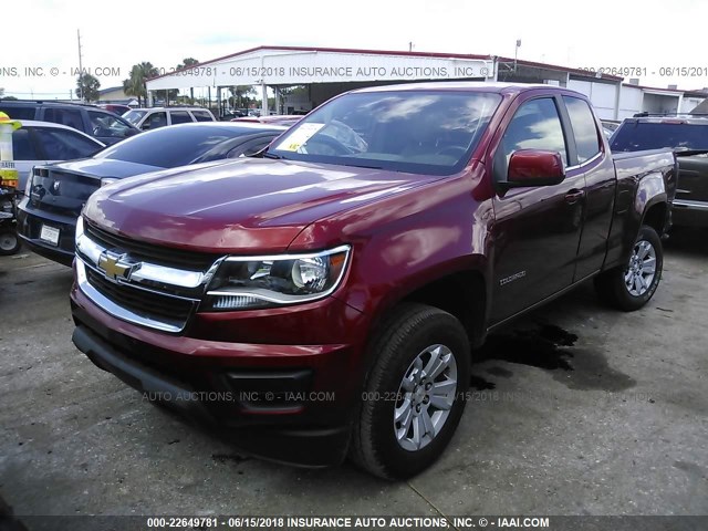 1GCHSCE33G1281426 - 2016 CHEVROLET COLORADO LT RED photo 2