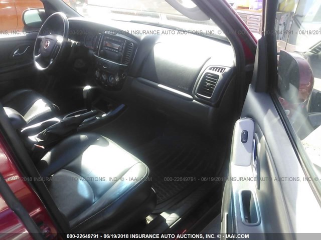 4F2YZ02ZX6KM32015 - 2006 MAZDA TRIBUTE I RED photo 5