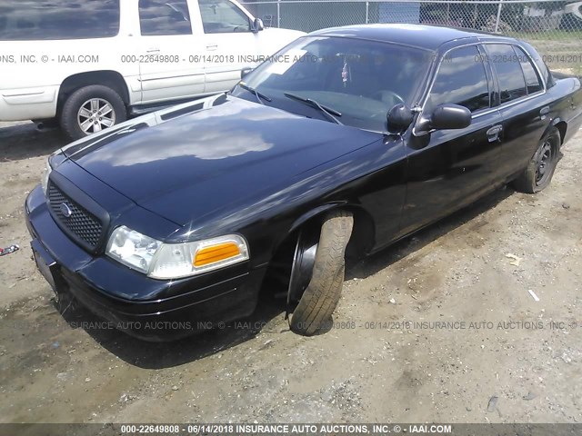 2FAFP71V68X101734 - 2008 FORD CROWN VICTORIA POLICE INTERCEPTOR BLACK photo 2