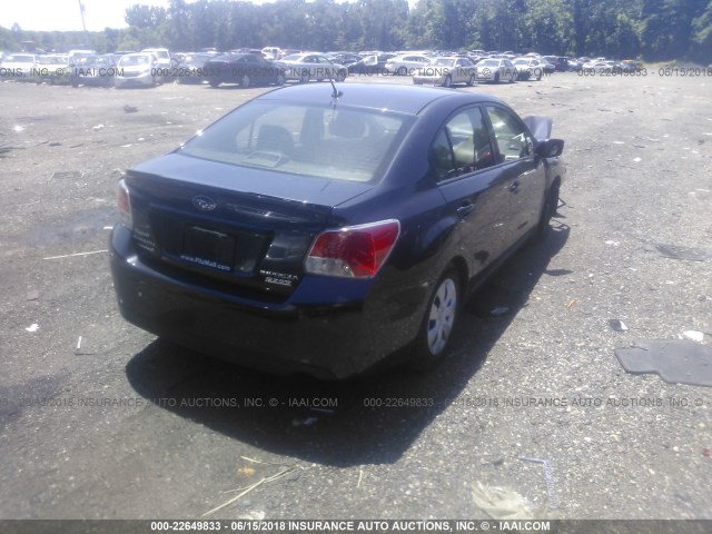 JF1GJAA69FH016444 - 2015 SUBARU IMPREZA GRAY photo 4