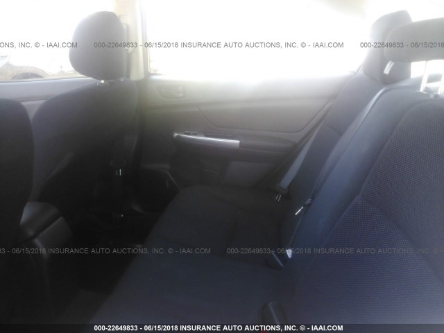 JF1GJAA69FH016444 - 2015 SUBARU IMPREZA GRAY photo 8