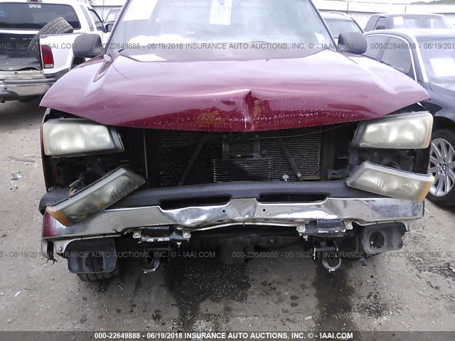 2GCEK13T261162429 - 2006 CHEVROLET SILVERADO K1500 RED photo 10