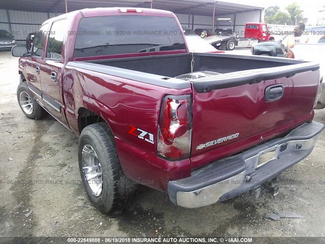 2GCEK13T261162429 - 2006 CHEVROLET SILVERADO K1500 RED photo 3