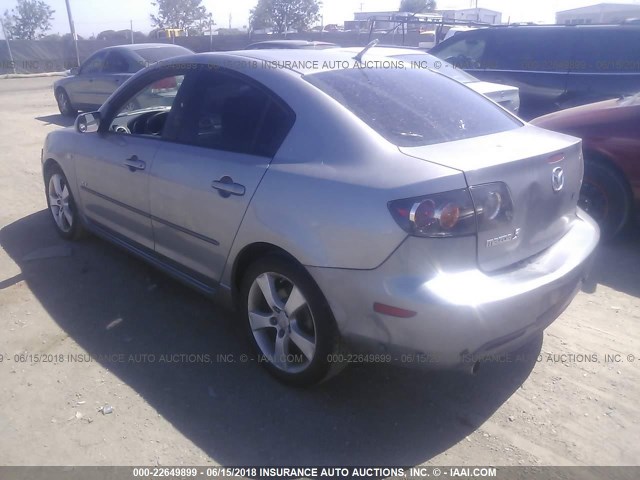 JM1BK323151258511 - 2005 MAZDA 3 S GRAY photo 3