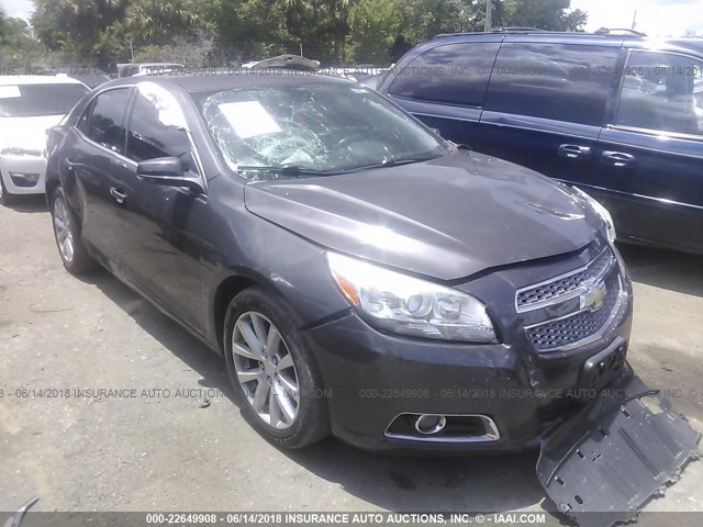 1G11H5SA9DF308893 - 2013 CHEVROLET MALIBU LTZ 灰色 照片 1