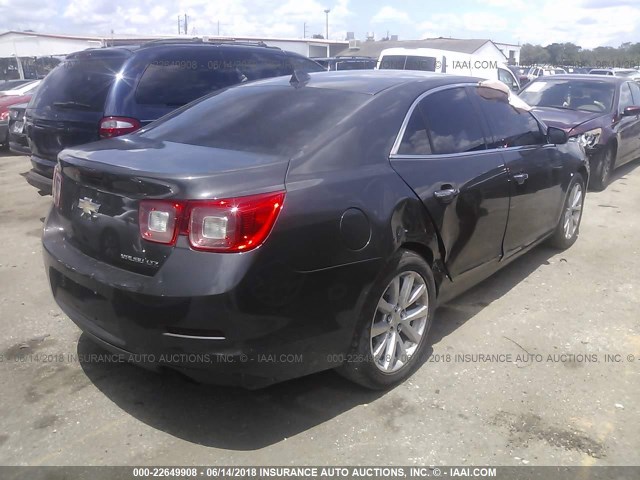 1G11H5SA9DF308893 - 2013 CHEVROLET MALIBU LTZ 灰色 照片 4