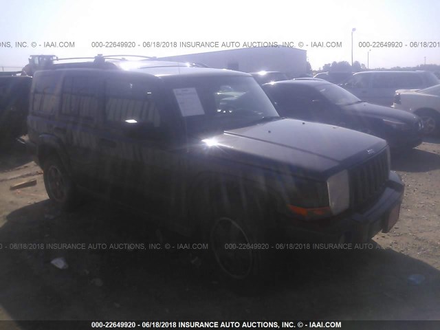 1J8HG48N96C178625 - 2006 JEEP COMMANDER Dark Brown photo 1