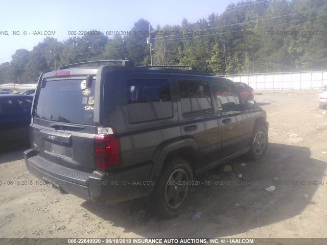 1J8HG48N96C178625 - 2006 JEEP COMMANDER Dark Brown photo 4