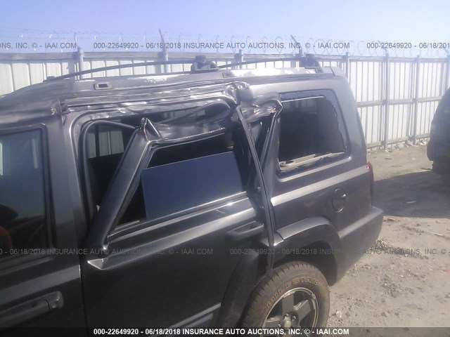 1J8HG48N96C178625 - 2006 JEEP COMMANDER Dark Brown photo 6