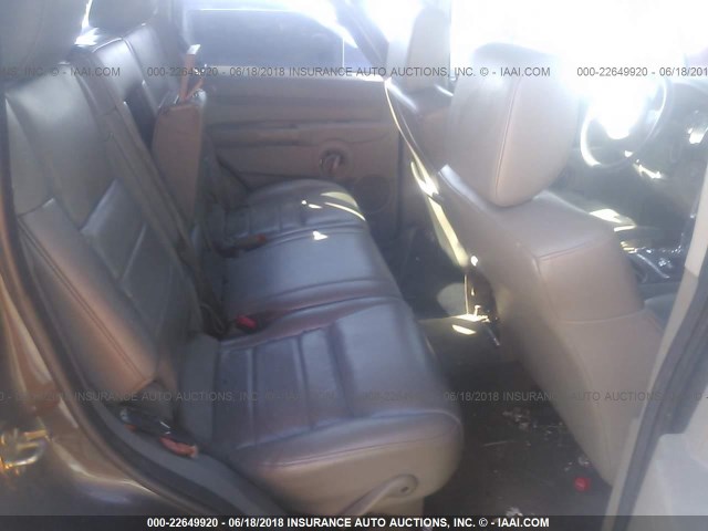 1J8HG48N96C178625 - 2006 JEEP COMMANDER Dark Brown photo 8