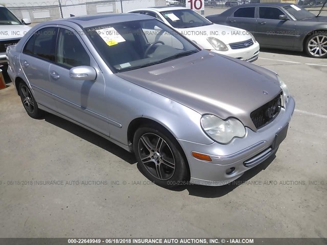 WDBRF92H97F878562 - 2007 MERCEDES-BENZ C 280 4MATIC SILVER photo 1