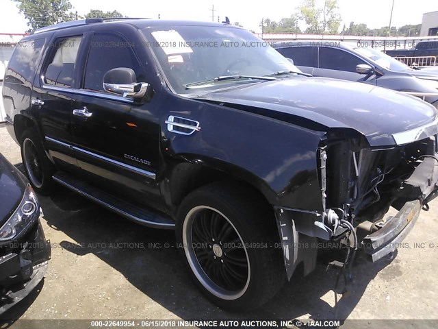 1GYFK63837R152086 - 2007 CADILLAC ESCALADE LUXURY შავი ფოტო 1