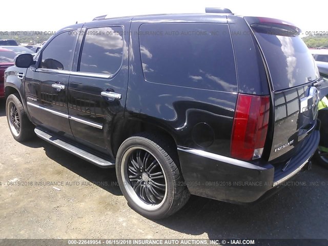1GYFK63837R152086 - 2007 CADILLAC ESCALADE LUXURY შავი ფოტო 3