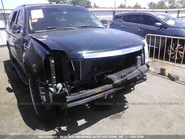 1GYFK63837R152086 - 2007 CADILLAC ESCALADE LUXURY შავი ფოტო 6
