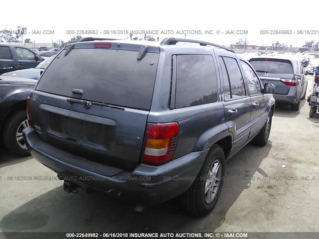 1J8GW48SX4C157008 - 2004 JEEP GRAND CHEROKEE LAREDO/COLUMBIA/FREEDOM 蓝色 照片 4