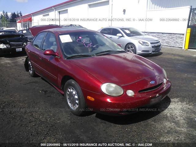 1FALP53S5VG148068 - 1997 FORD TAURUS LX RED photo 1