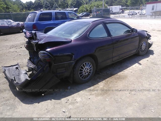 1G2WR12142F221620 - 2002 PONTIAC GRAND PRIX GTP PURPLE photo 4