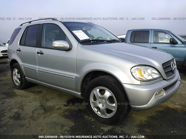 4JGAB54E62A322653 - 2002 MERCEDES-BENZ ML 320 SILVER photo 1