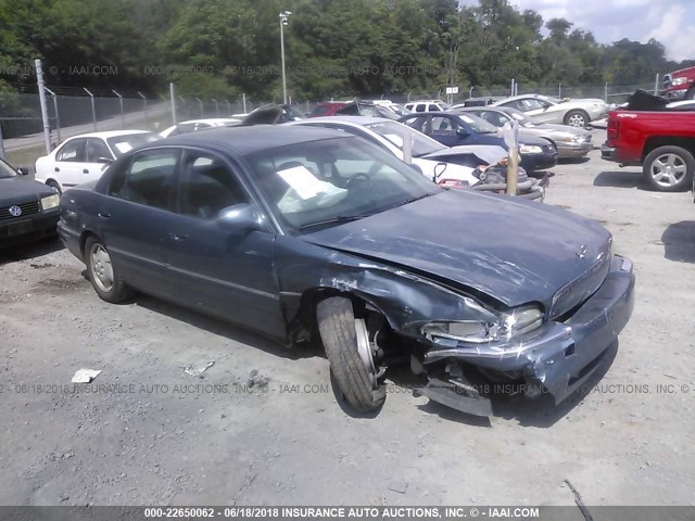 1G4CW52KXY4111260 - 2000 BUICK PARK AVENUE  BLUE photo 1