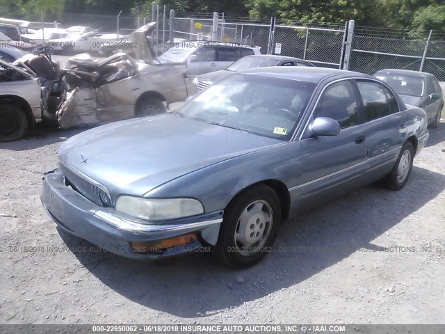 1G4CW52KXY4111260 - 2000 BUICK PARK AVENUE  BLUE photo 2