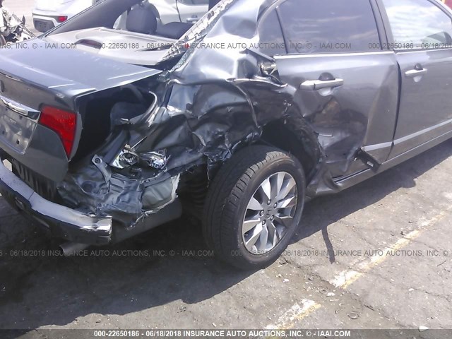19XFA1F90AE067192 - 2010 HONDA CIVIC EXL GRAY photo 6