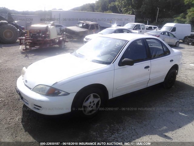 1G1JC524517357006 - 2001 CHEVROLET CAVALIER CNG WHITE photo 2