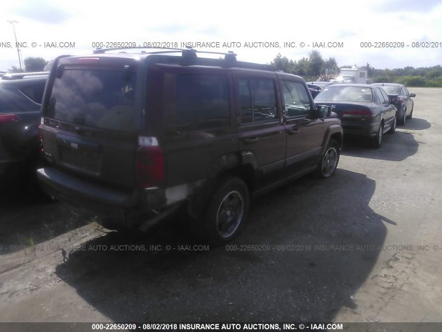 1J8HG48K08C112750 - 2008 JEEP COMMANDER SPORT ბურგუნდია ფოტო 4