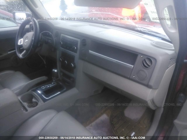 1J8HG48K08C112750 - 2008 JEEP COMMANDER SPORT ბურგუნდია ფოტო 5