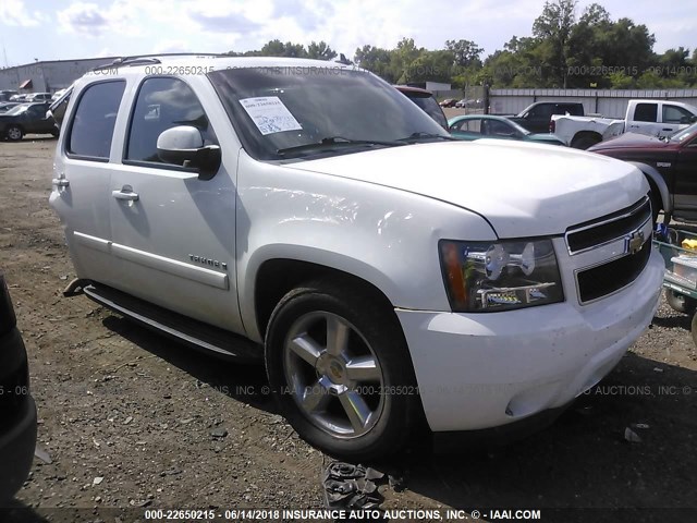 1GNFC23029J101905 - 2009 CHEVROLET TAHOE C1500 LT WHITE photo 1