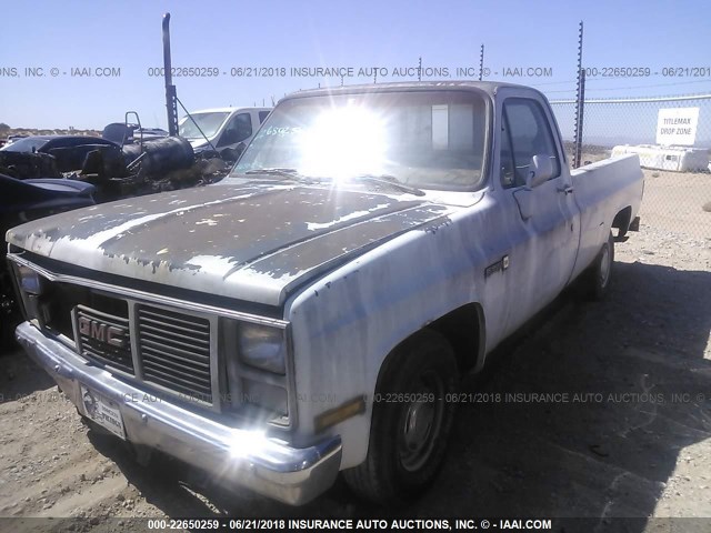 1GTEC14H7FJ526454 - 1985 GMC C1500 WHITE photo 2