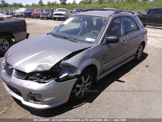 JF1GG68616H801574 - 2006 SUBARU IMPREZA OUTBACK SPORT/OUTBACK SPC GRAY photo 2