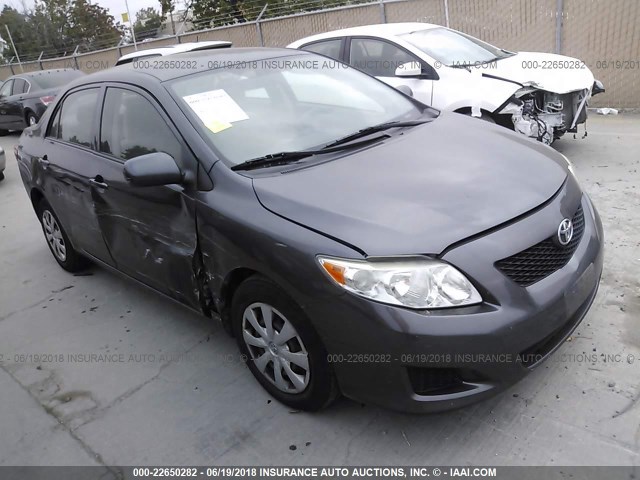 JTDBL40E79J009126 - 2009 TOYOTA COROLLA LE/XLE GRAY photo 1