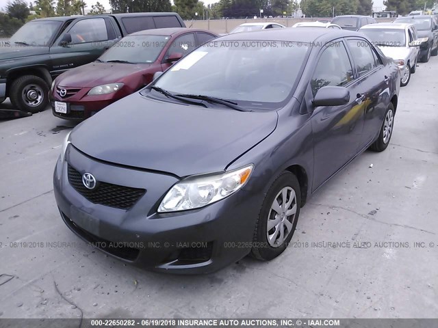 JTDBL40E79J009126 - 2009 TOYOTA COROLLA LE/XLE GRAY photo 2
