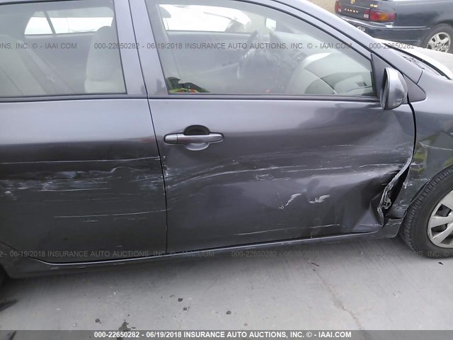 JTDBL40E79J009126 - 2009 TOYOTA COROLLA LE/XLE GRAY photo 6