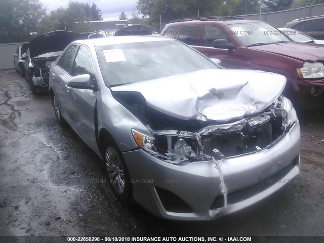 4T4BF1FK1CR239478 - 2012 TOYOTA CAMRY SE/LE/XLE SILVER photo 1