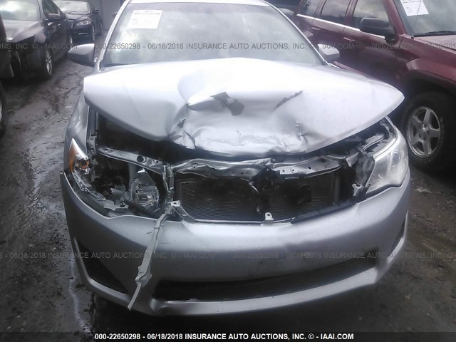 4T4BF1FK1CR239478 - 2012 TOYOTA CAMRY SE/LE/XLE SILVER photo 6