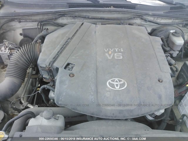 5TEUU42N38Z575453 - 2008 TOYOTA TACOMA ACCESS CAB Biały zdjęcie 10