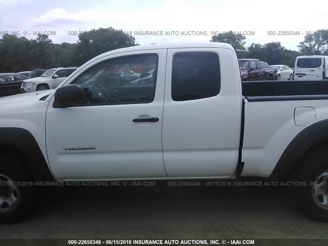 5TEUU42N38Z575453 - 2008 TOYOTA TACOMA ACCESS CAB Biały zdjęcie 6