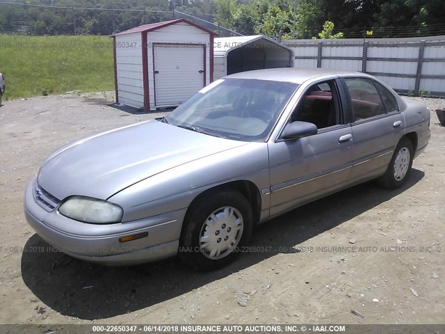 2G1WL52M0V1145090 - 1997 CHEVROLET LUMINA LS GRAY photo 2