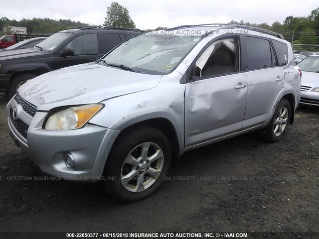 JTMBK31VX9D005212 - 2009 TOYOTA RAV4 LIMITED SILVER photo 2