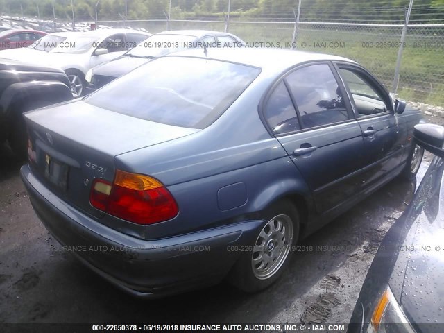 WBAAM3334XFP56239 - 1999 BMW 323 I AUTOMATIC BLUE photo 4