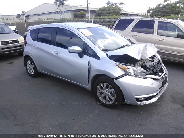 3N1CE2CP3HL378740 - 2017 NISSAN VERSA NOTE S/S PLUS/SV/SL/SR SILVER photo 1