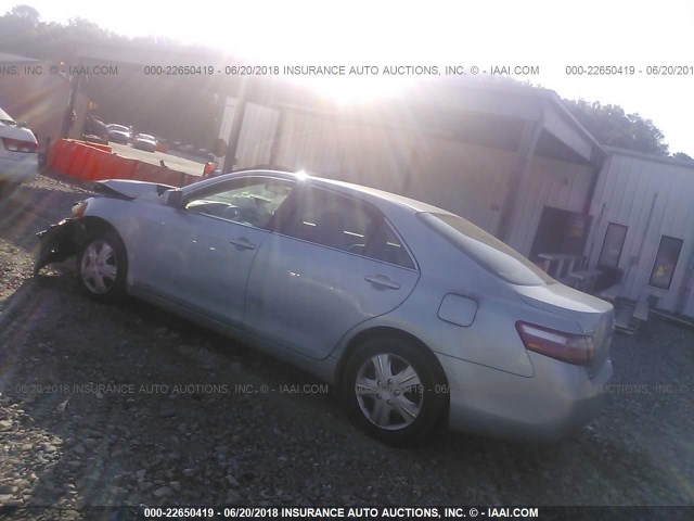 4T1BE46K98U782857 - 2008 TOYOTA CAMRY CE/LE/XLE/SE BLUE photo 3