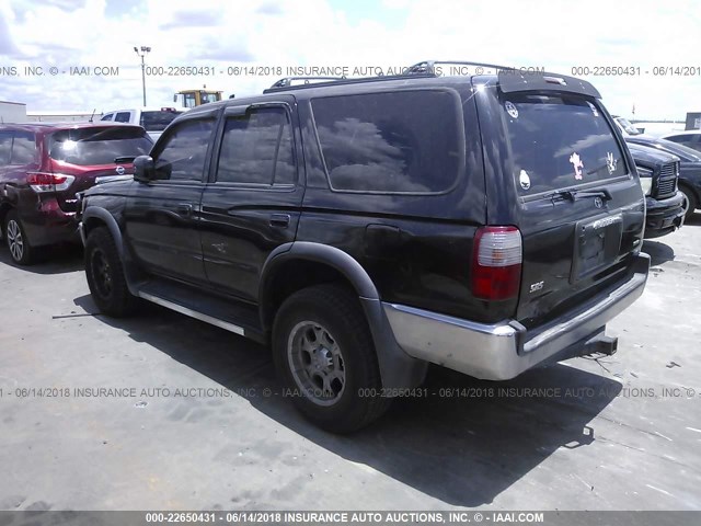 JT3GN86RXT0013058 - 1996 TOYOTA 4RUNNER SR5 BLACK photo 3