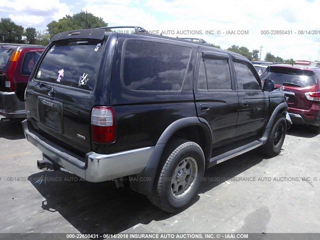 JT3GN86RXT0013058 - 1996 TOYOTA 4RUNNER SR5 BLACK photo 4