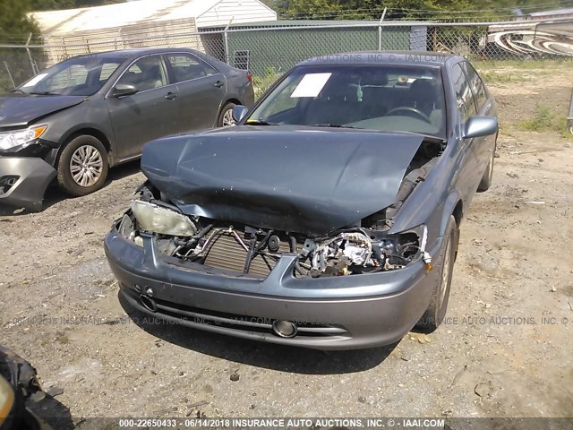 4T1BG22KXYU981002 - 2000 TOYOTA CAMRY CE/LE/XLE GREEN photo 6