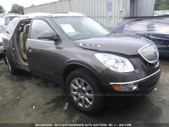 5GAKVCED2BJ168969 - 2011 BUICK ENCLAVE CXL BROWN photo 1