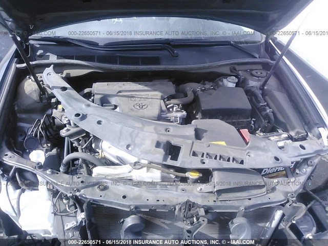 4T1BF1FK3EU812927 - 2014 TOYOTA CAMRY L/SE/LE/XLE ნაცრისფერი ფოტო 10