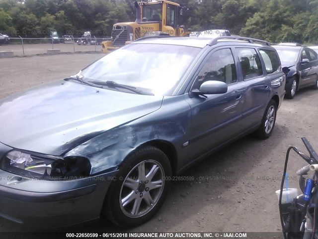 YV1SW59V642414116 - 2004 VOLVO V70 FWD Light Blue photo 6