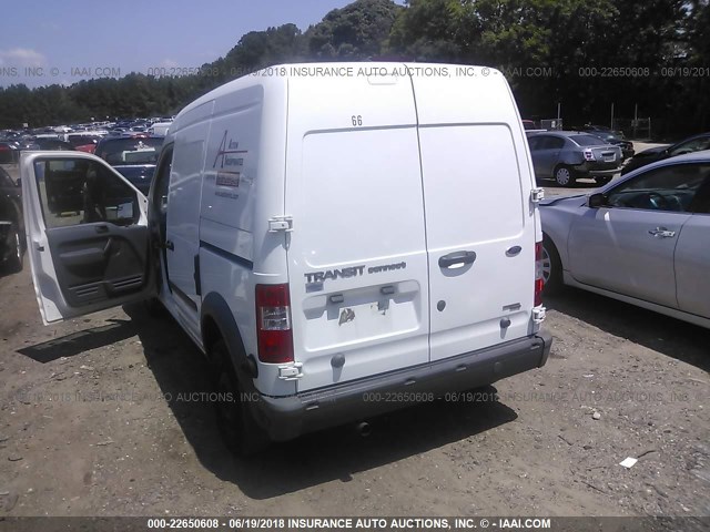 NM0LS7AN7DT130398 - 2013 FORD TRANSIT CONNECT XL WHITE photo 3